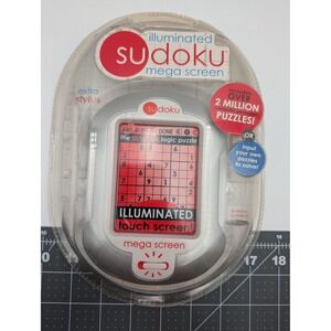 Techno Source Sudoku Handheld Electronic Game Illuminated Mega Screen 20720
